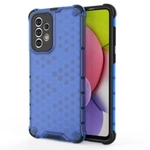 Honeycomb case armored cover with a gel frame for Samsung Galaxy A33 5G blue