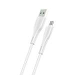 Cable USAMS USB MicroUSB U38 To OPPO 4A Fast Charge 1m White