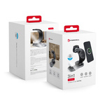 Forcell charger inductive Qi 3in1 15W WC12 supports charging from MagSafe black