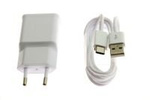 Genuine Charger SAMSUNG Fast Charging EP-TA200 + Cable USB-C 1.5M Galaxy S8 S9 S10 Note 8 9 White