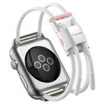 Baseus strap band bracelet for Apple Watch 38 mm / 40 mm white (lbapwa4-a24)