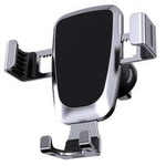 Gravity holder car smartphone holder for windshield grille silver (YC08)