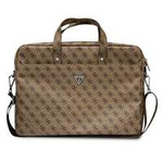 Guess Bag GUCB15P4TW 16" brown/ brown Saffiano 4G Hot Stamp Triangle Logo