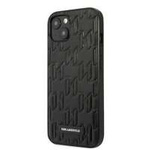 Case KARL LAGERFELD Apple iPhone 13 Mini Monogram Plaque Black Hardcase