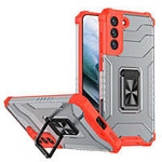 Case Crystal Ring Case armored hybrid case cover + magnetical holder Samsung Galaxy S22+ (S22 Plus) red Case