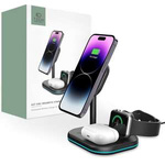 TECH-PROTECT QI15W-A27 3IN1 MagNETIC MagSafe WIRELESS CHARGER BLACK