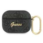 GUESS Apple AirPods Pro 4G Script Metal Collection Gray Case