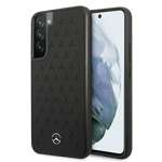 Case MERCEDES Samsung Galaxy S22 Plus Leather Stars Pattern Black Hardcase
