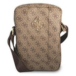 GUESS Tablet 10 4G Big Metal Logo Bag Brown