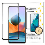 Wozinsky Tempered Glass Full Glue Super Tough Screen Protector Full Coveraged with Frame Case Friendly for Xiaomi Redmi Note 10 / Redmi Note 10S / Redmi Note 11 Global / Redmi Note 11S Global black