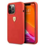 Case FERRARI Apple iPhone 13 Pro Max Silicone Red Hardcase