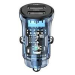 USAMS Charg. sam. C31 3A 2xUSB-A Fast Charge blue/blue CC162CC02 (US-CC162)