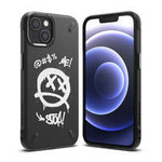 Ringke Onyx Design Durable TPU Case Cover for iPhone 13 mini black (Graffiti) (OD541E233)
