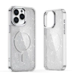 Glitter Case MagSafe Compatible for iPhone 17 Pro - Semi-Transparent