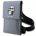 Karl Lagerfeld Handbag KLWBSAKCPMG silver/silver Saffiano Karl &amp; Choupette