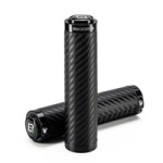Rockbros Bike Grips Twisted Straight Anti-Slip Grips - Black