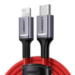 Cable USB-C to Lightning UGREEN 1m (red)
