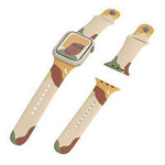 Strap Moro Band For Apple Watch 7 / SE / 5/4/3/2 (41mm / 40mm / 38mm) Silicone Strap Watch Bracelet Pattern 1