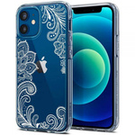 Case Spigen iPhone 12 Mini Cyrill Cecile White Mandala Transparent Case