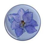 POPSOCKETS Holder to phone Premium Pressed Flower Larkspur Purple