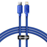 Baseus crystal shine series fast charging data cable USB Type C to Lightning 20W 1.2m blue (CAJY000203)