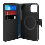 PURO Wallet Detachable MagSafe - Case 2in1 iPhone 14 / iPhone 13 (black)