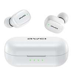 AWEI headphones Bluetooth 5.1 T13 TWS + docking station white/white