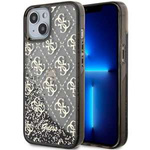 Case Guess GUHCP14SLC4PSGK iPhone 14 6.1" black/black hardcase Liquid Glitter 4G Transculent Case