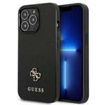 Guess GUHCP13LPS4MK iPhone 13 Pro / 13 6.1" black/black hardcase Saffiano 4G Small Metal Logo