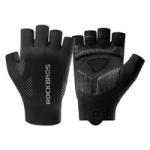 Rockbros cycling gloves spring/summer/autumn, short fingers, size: XXL - black