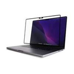 Moshi iVisor XT - Screen Protector for MacBook Pro 16" (M1, 2021) screen (black frame)