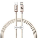 Baseus Crystal Shine Series USB Type C cable - Lightning Fast Charging Power Delivery 20W 1.2m pink (CAJY001304)
