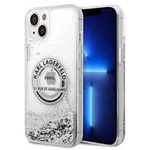 Case Karl Lagerfeld iPhone 14 6.1" silver/silver hardcase Liquid Glitter RSG