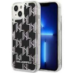 Karl Lagerfeld KLHCP14SLMNMK iPhone 14 6.1" hardcase black/black Liquid Glitter Monogram