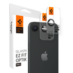 SPIGEN OPTIK PRO GLAS.TR "EZ FIT" CAMERA PROTECTOR 2-PACK IPHONE 16E BLACK