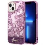 Case Guess iPhone 14 6.1" fuchsia/fuschia hardcase Porcelain Collection