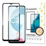 Wozinsky Tempered Glass Full Glue Super Tough Screen Protector Full Coveraged with Frame Case Friendly for Realme C21 black