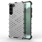 Honeycomb case for Samsung Galaxy S23+ armored hybrid cover transparent