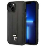 Case Karl Lagerfeld KLHCP14MPSQPK iPhone 14 Plus 6.7" hardcase black/black Puffy Ikonik Pin