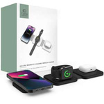 TECH-PROTECT QI15W-A24 3IN1 MagNETIC MagSafe WIRELESS CHARGER BLACK