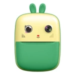 Mini Thermal Printer for Kids with Camera and Camcorder - Green