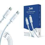 3mk HyperSilicone Cable USB-C/USB-C cable white 1m 60W 3A