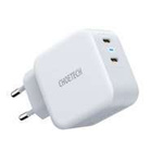 Choetech fast charger 2x USB Type C Power Delivery 40W 3A white (PD6009-EU)