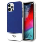Mini MIHCP12MPCUBINA iPhone 12/12 Pro 6.1" navy blue/navy hard case Stripe Collection