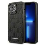 Case KARL LAGERFELD Apple iPhone 13 13 Pro Monogram Plaque Black Hardcase
