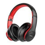 Ausdom wireless over-ear headphones Bluetooth 5.0 ANC (active noise cancellation) black-red (ANC10)