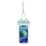 Case Waterproof USAMS Mobile phone 7 Clear Blue Case