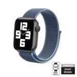 Crong Nylon Strap - Strap sports for Apple Watch 42/44mm (Ocean Blue)
