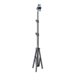 Wozinsky WRLD-00Y1S tripod tripod durable carbon steel tripod 1.7m matte - black