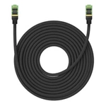 Braided network cable cat.8 Baseus Ethernet RJ45, 40Gbps, 15m (black)